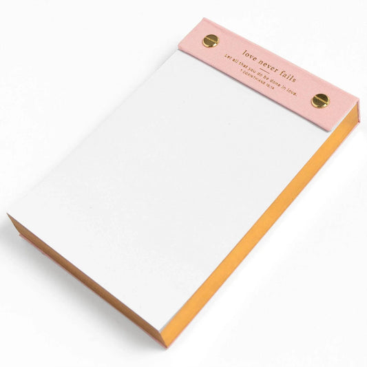 Love Never Fails Desktop Notepad - Twelve 28 Market