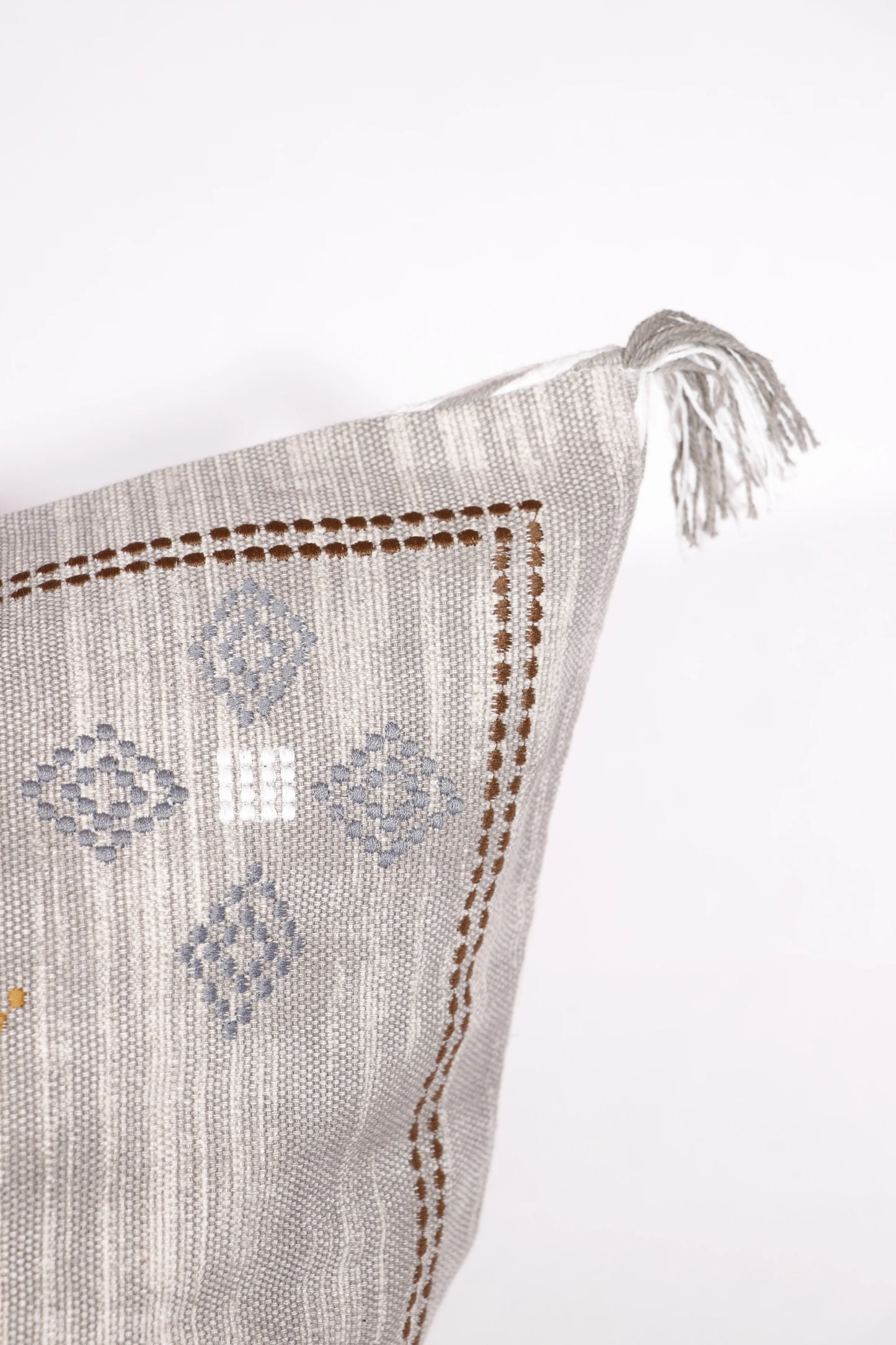 Cactus Silk Inspired Pillow Cover, Grey, 12 x 28 - Twelve 28 Market