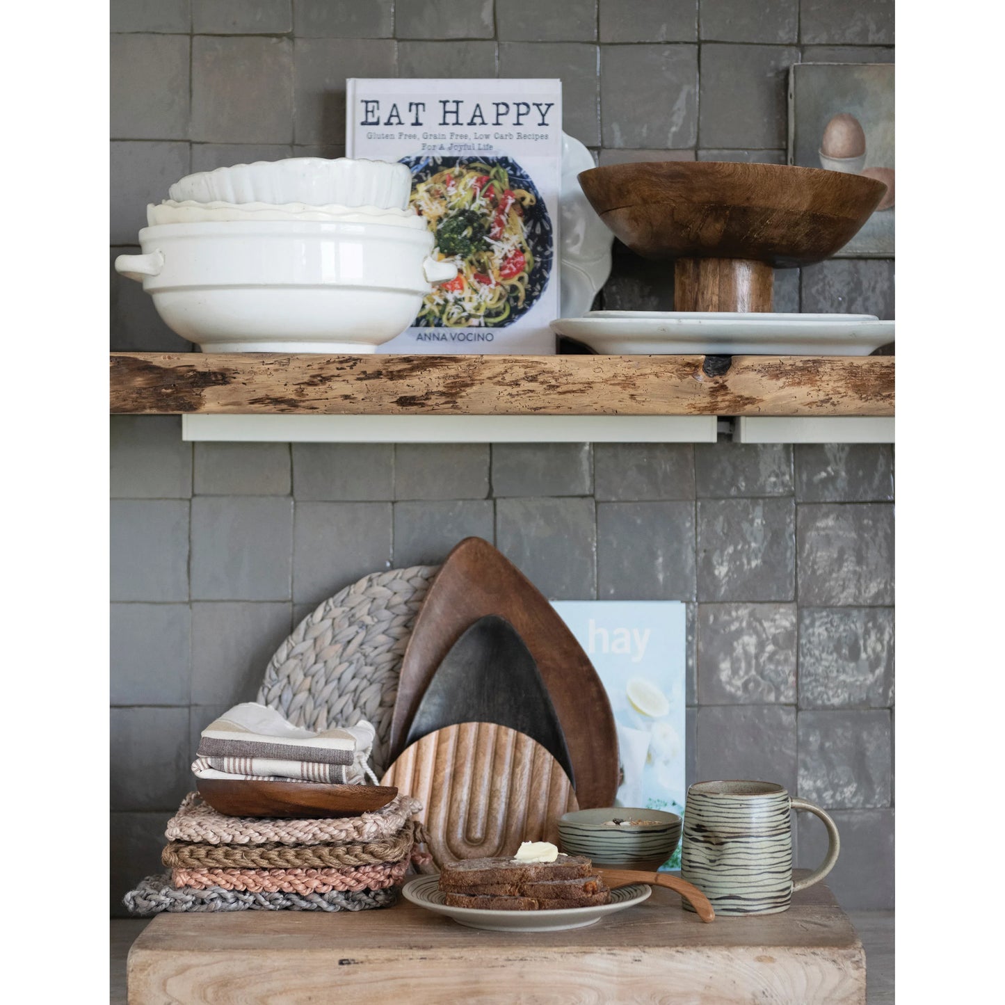 Hand-Carved Mango Wood Trivet - Twelve 28 Market