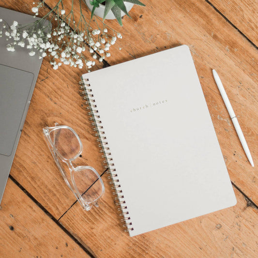 Dove Grey Church Notes Bible Study Notebook - Twelve 28 Market