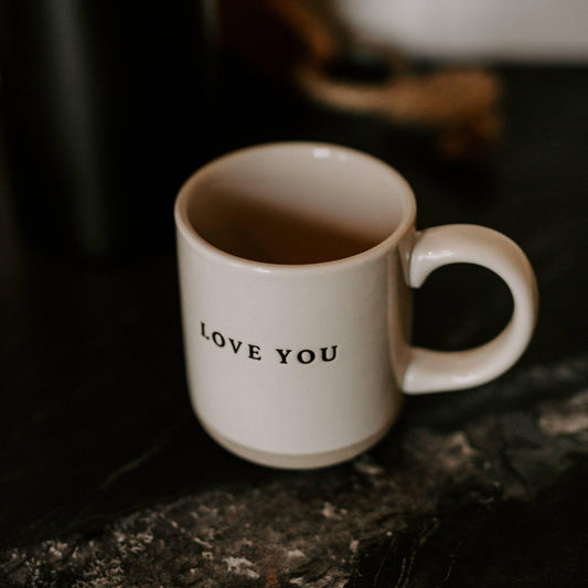 Love You Stoneware Coffee Mug - Gifts & Home Decor - Twelve 28 Market