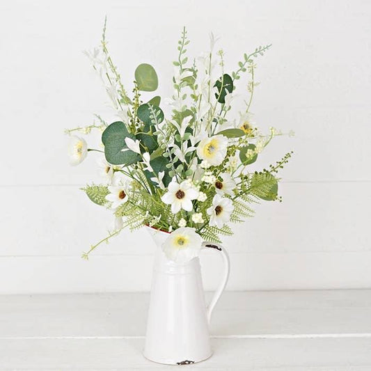 Wrinkle Poppy with mix leaves, 18” Spray - Twelve 28 Market