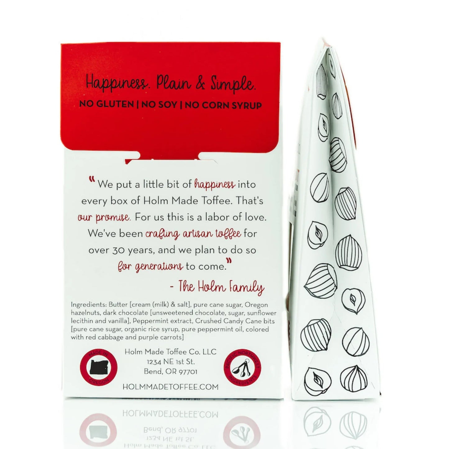 Candy Cane - Oregon Hazelnut Toffee - Twelve 28 Market