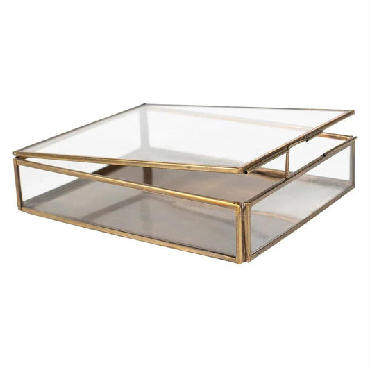 Antiqued Brass Keepsake Box - Twelve 28 Market