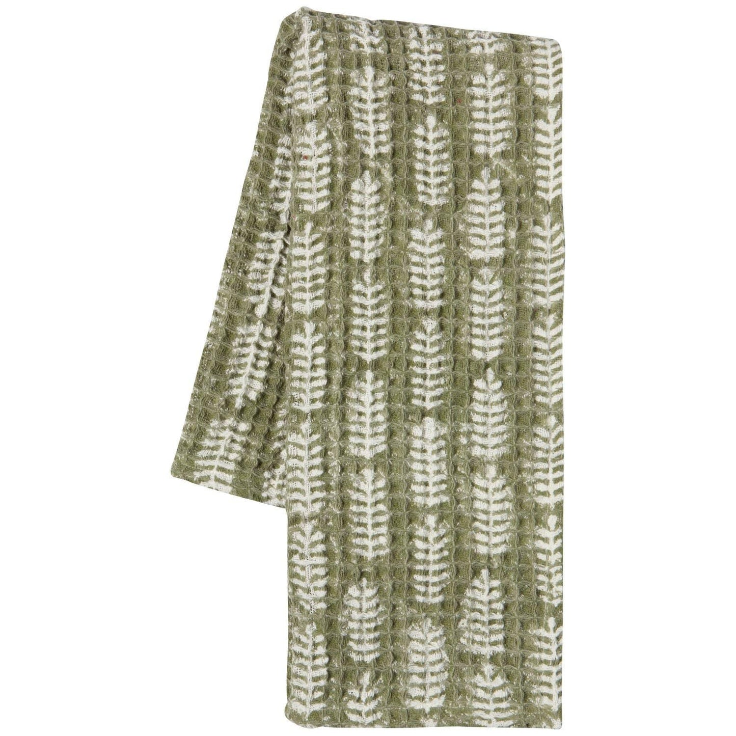 Fern Block Print Dishtowel - Twelve 28 Market