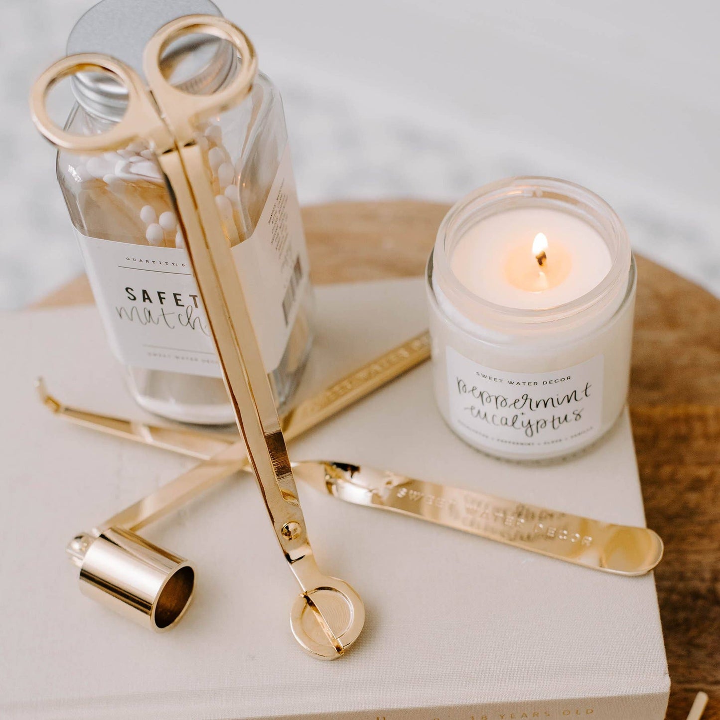 Candle Care Kit, Gold - Home Decor & Gifts