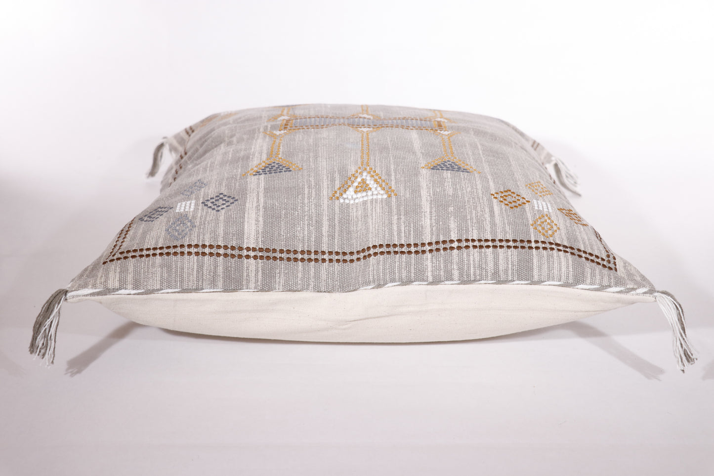 Cactus Silk Inspired Pillow Cover, Grey, 20x20