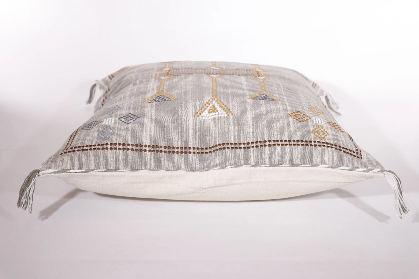 Cactus Silk Inspired Pillow Cover, Grey, 20x20 - Twelve 28 Market