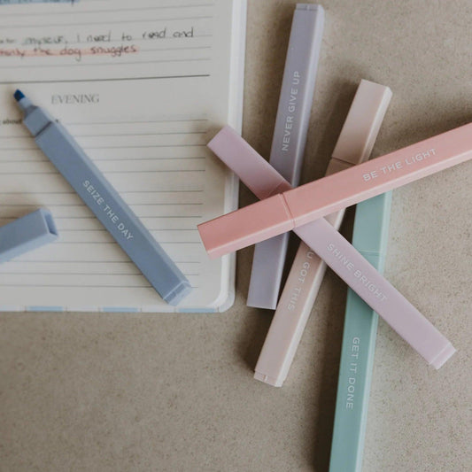 Neutral Highlighter Set - Stationery Set & Decor - Twelve 28 Market