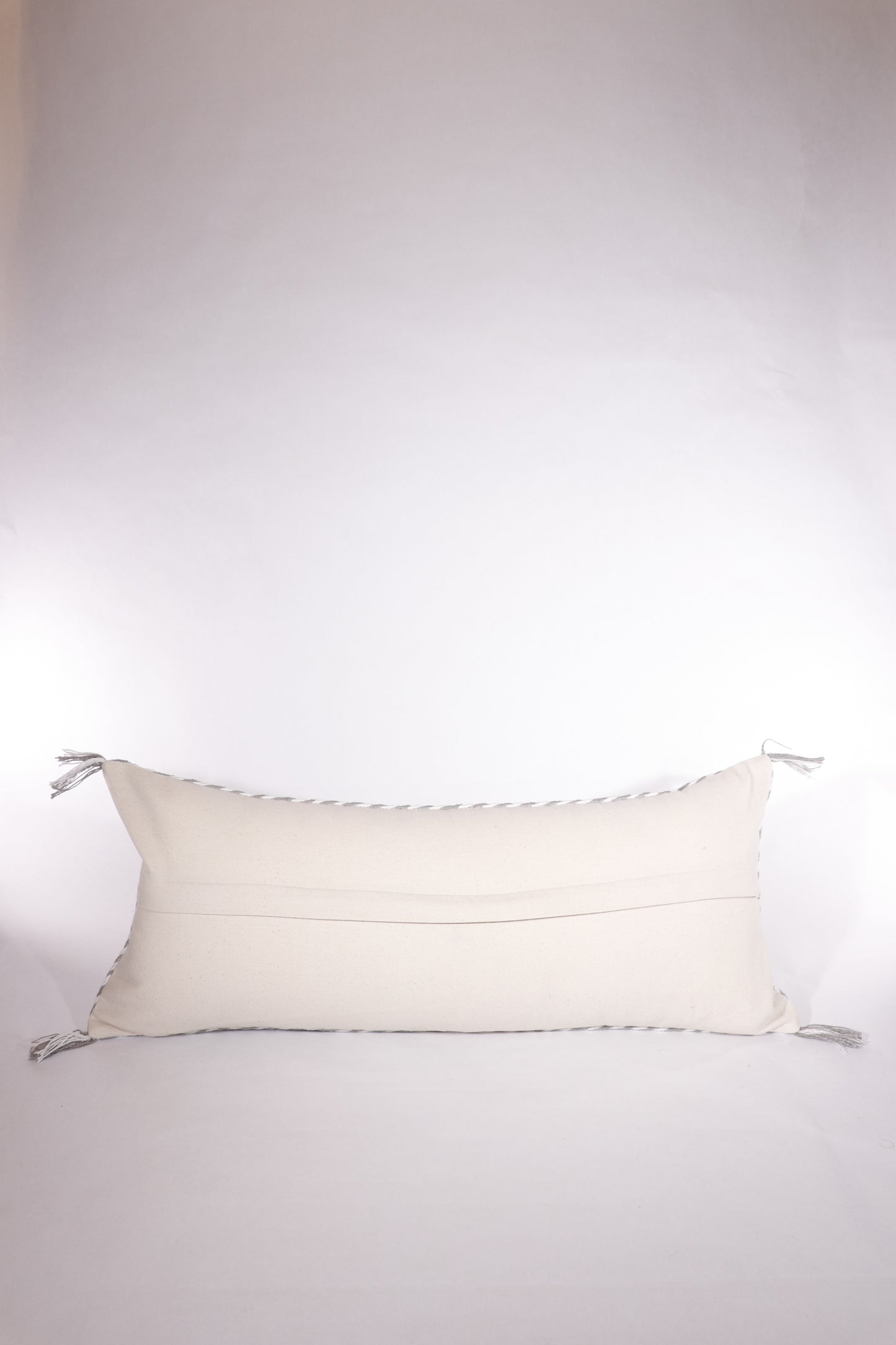 Cactus Silk Inspired Pillow Cover, Grey, 12 x 28