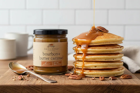 Bourbon + Butter Caramel Sauce - Finch + Fennel - Twelve 28 Market