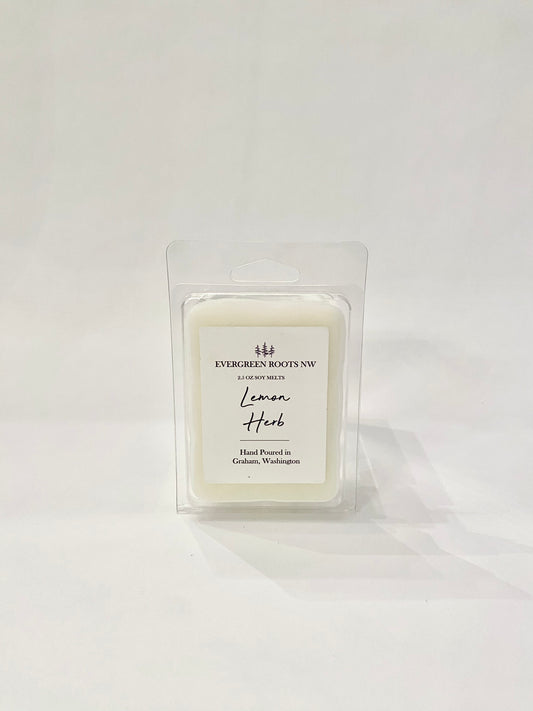 Soy Wax Melts, Lemon Herb 2.5 oz