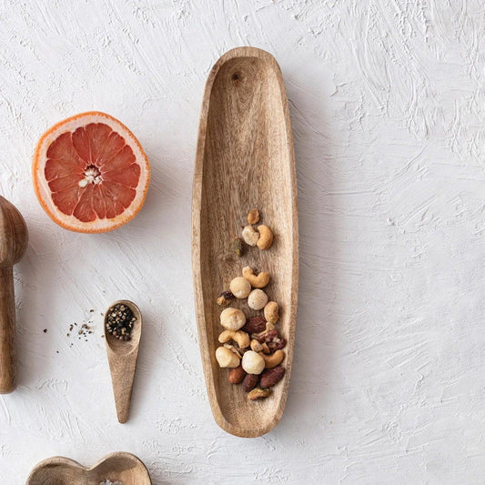 Mango Wood Dish, Natural - Twelve 28 Market