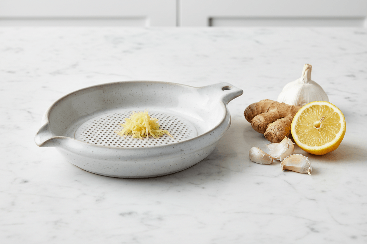 Stoneware Grater (Each One Will Vary)