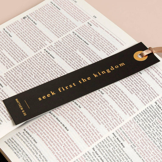 Seek First The Kingdom Bookmark - Twelve 28 Market