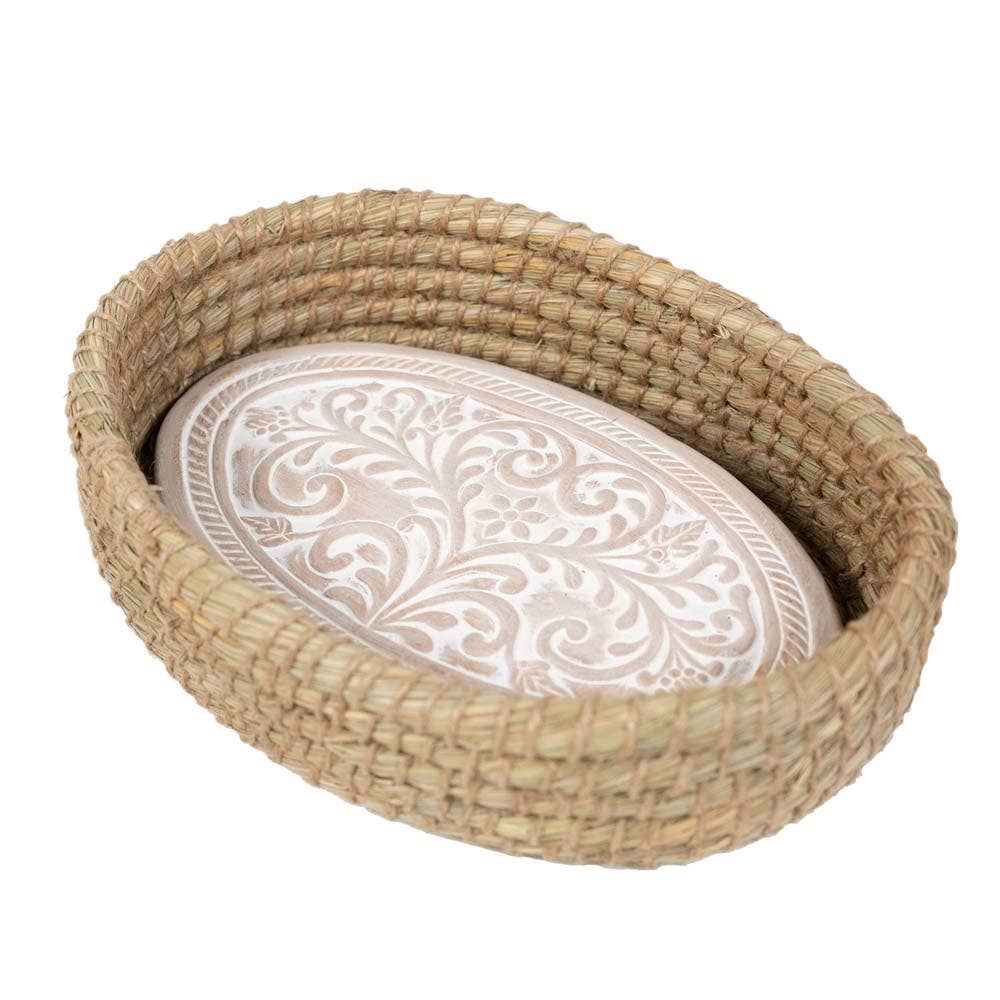 Bread Warming Basket With Terra-Cotta Insert