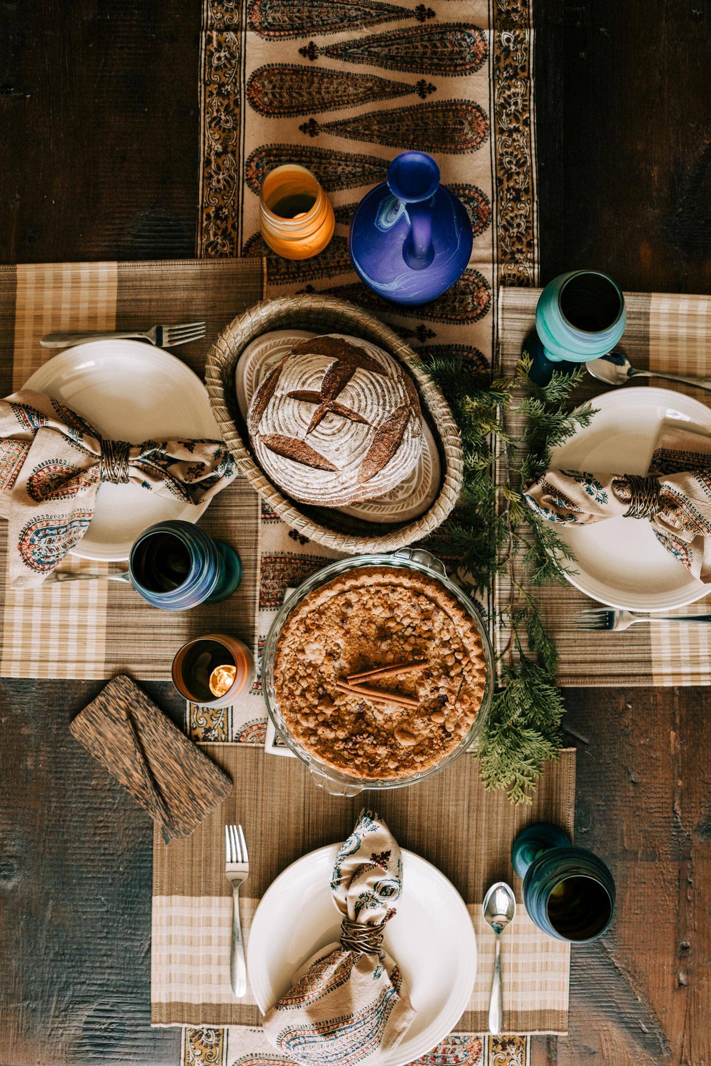 Bread Warming Basket With Terra-Cotta Insert