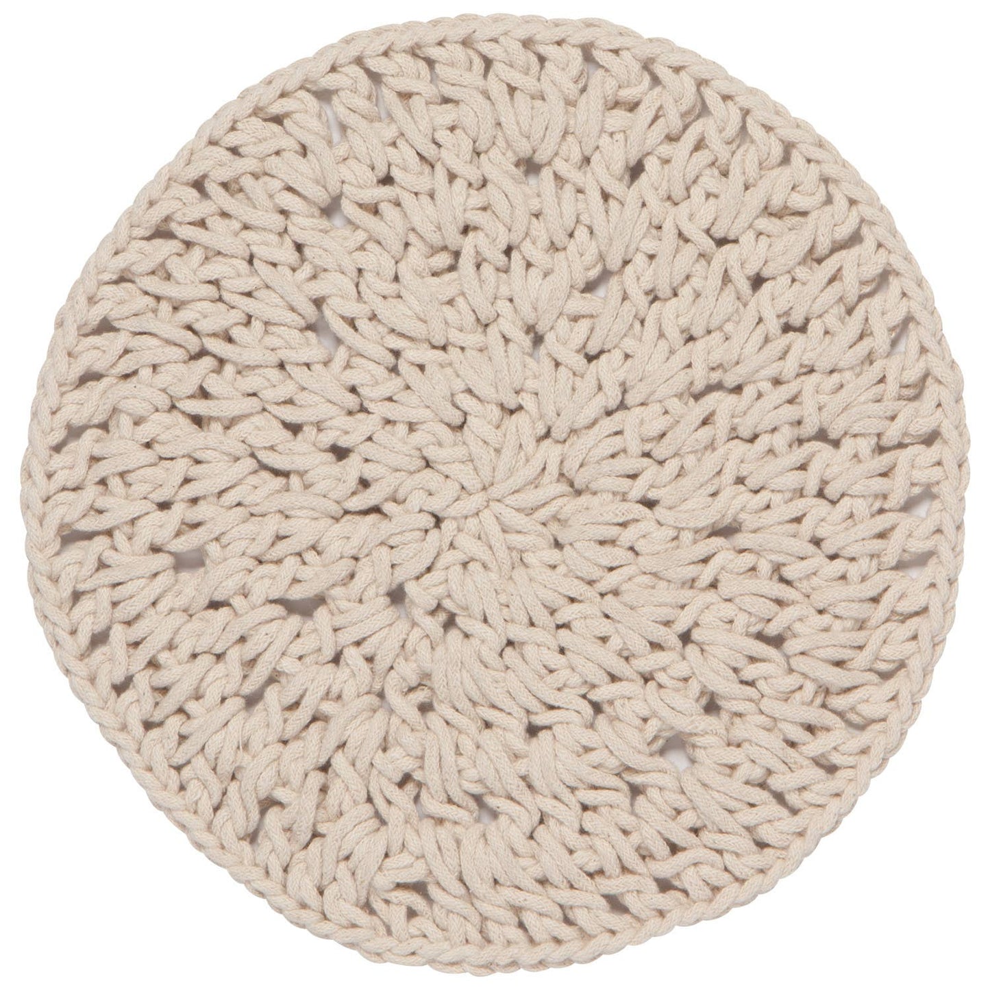 Knotted Trivet, Natural