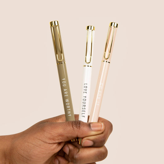 Go For It Metal Pen Set - Home Decor & Gifts - Twelve 28 Market