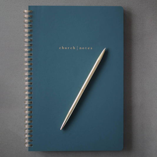 Navy Church Notes Bible Study Notebook - Twelve 28 Market