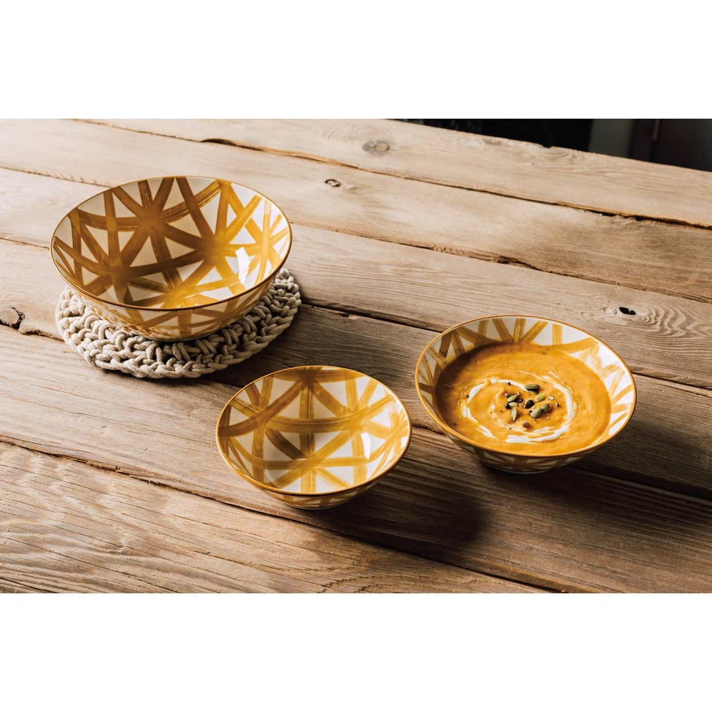 Knotted Trivet, Natural - Twelve 28 Market