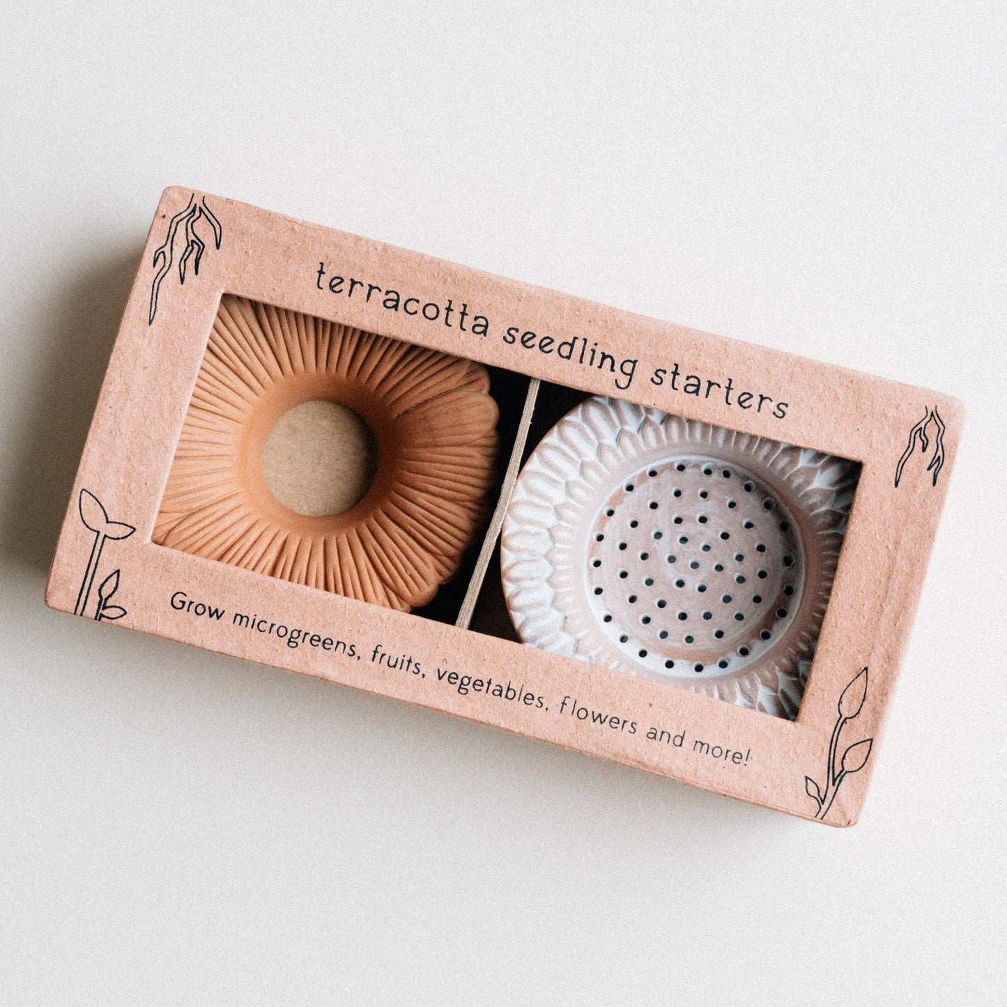 Terra Cotta Seed Sprouter Set