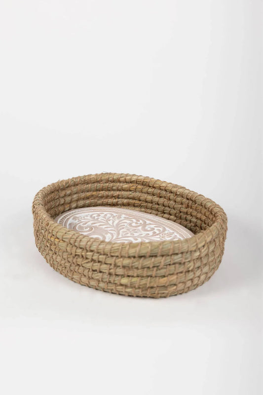 Bread Warming Basket With Terra-Cotta Insert - Twelve 28 Market