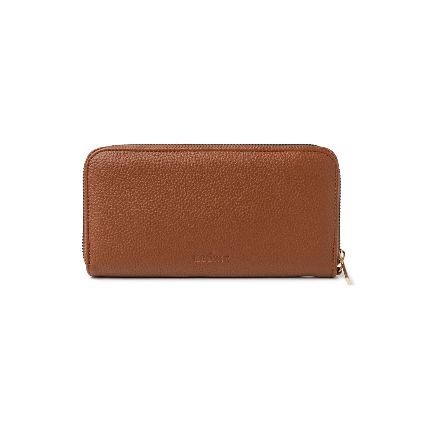 Kedzie Eclipse Zip-Around Clutch Open Stock: Black