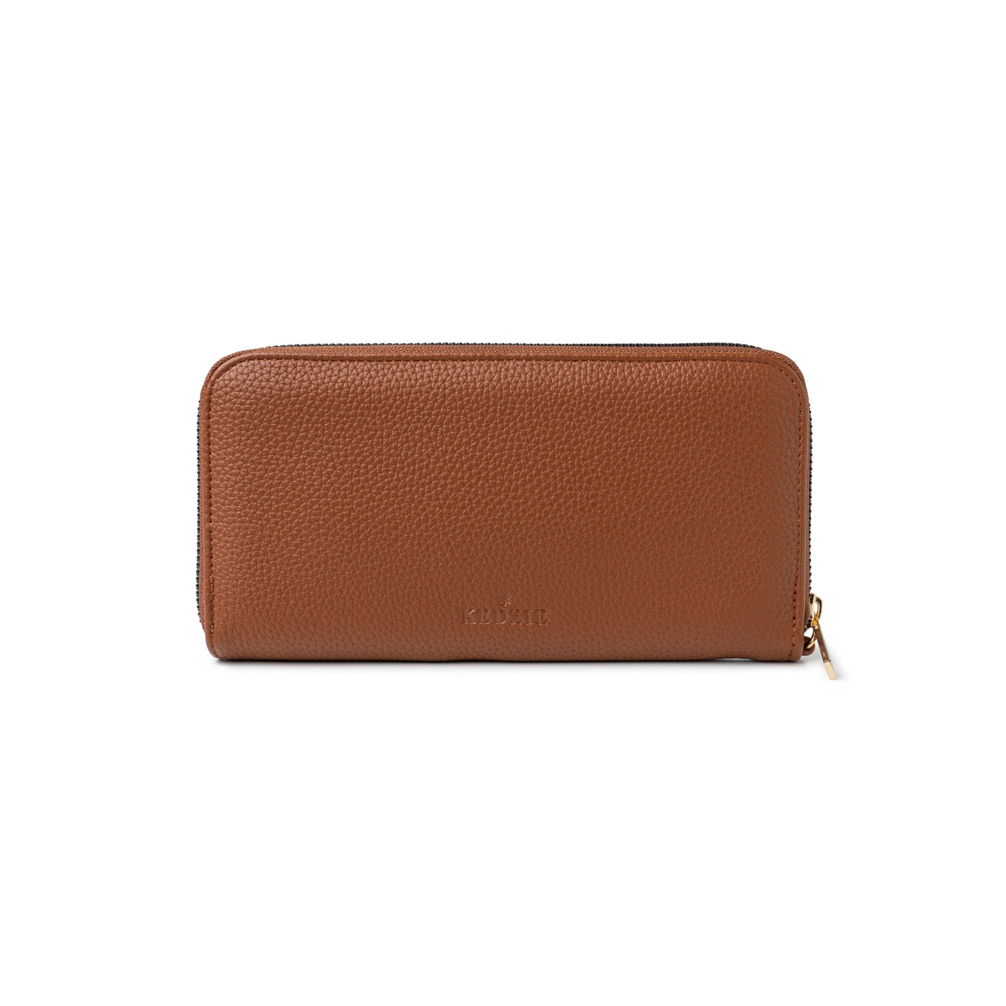 Kedzie Eclipse Zip-Around Clutch Open Stock: Black