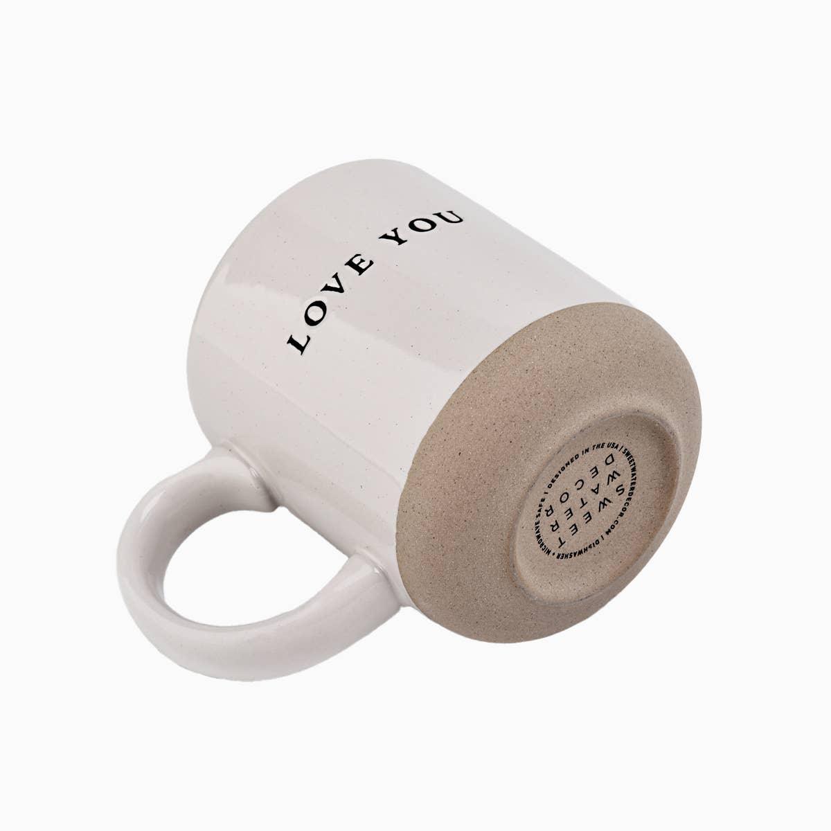 Love You Stoneware Coffee Mug - Gifts & Home Decor - Twelve 28 Market