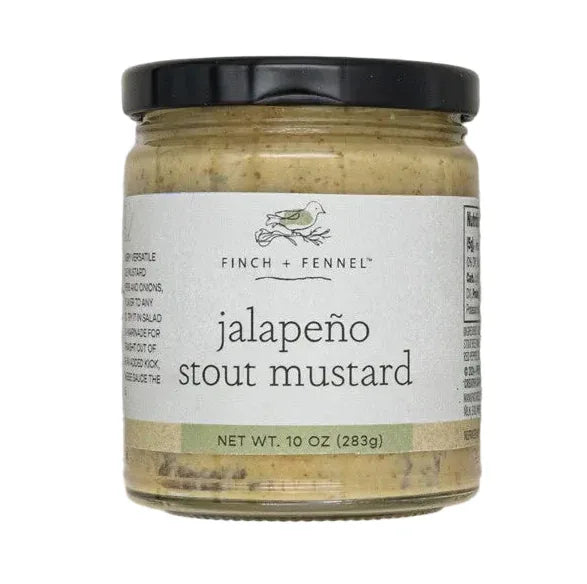 Jalapeño Stout Mustard - Finch + Fennel - Twelve 28 Market