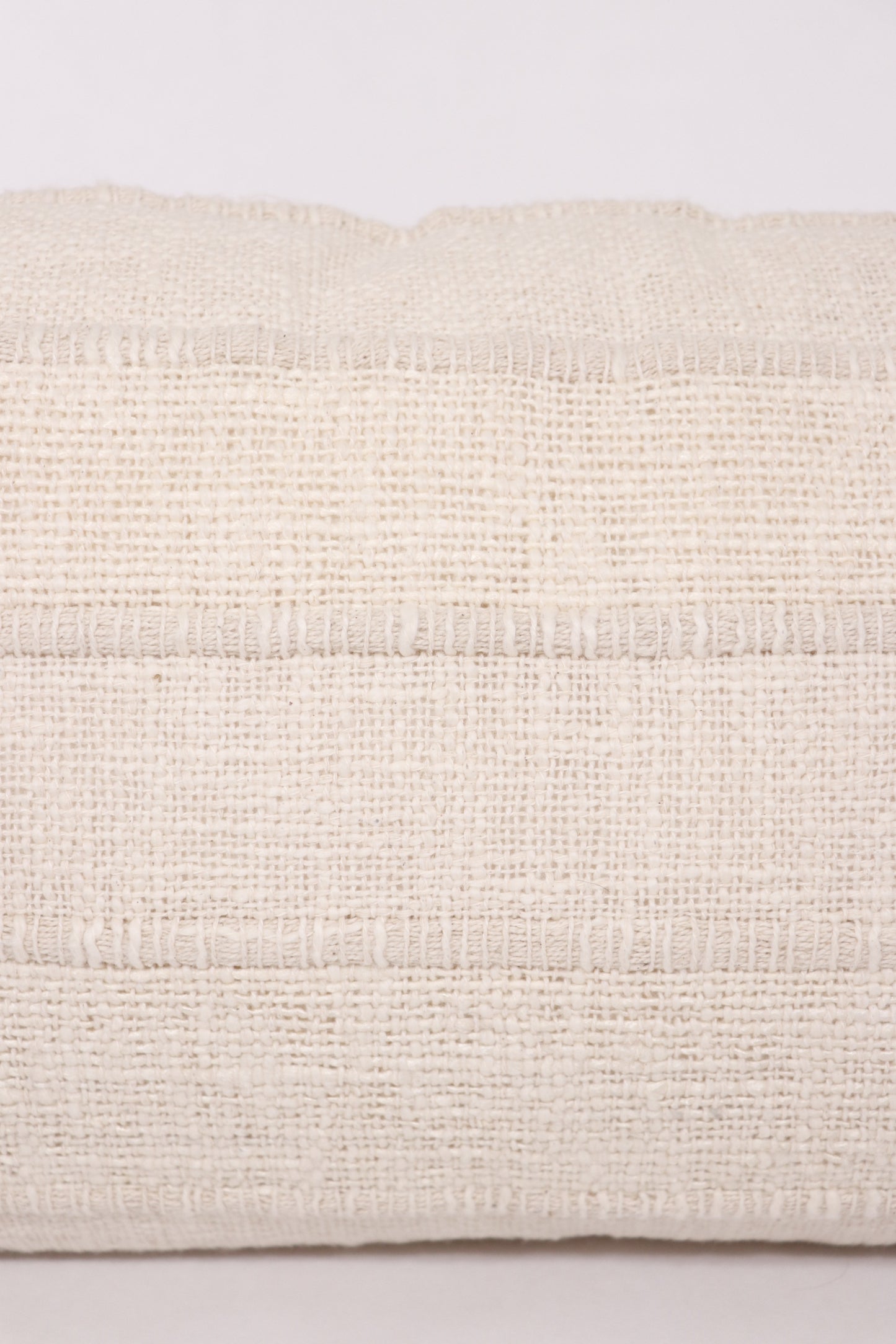 Wide Stripe Tasseled 14x26 Lumbar Pillow