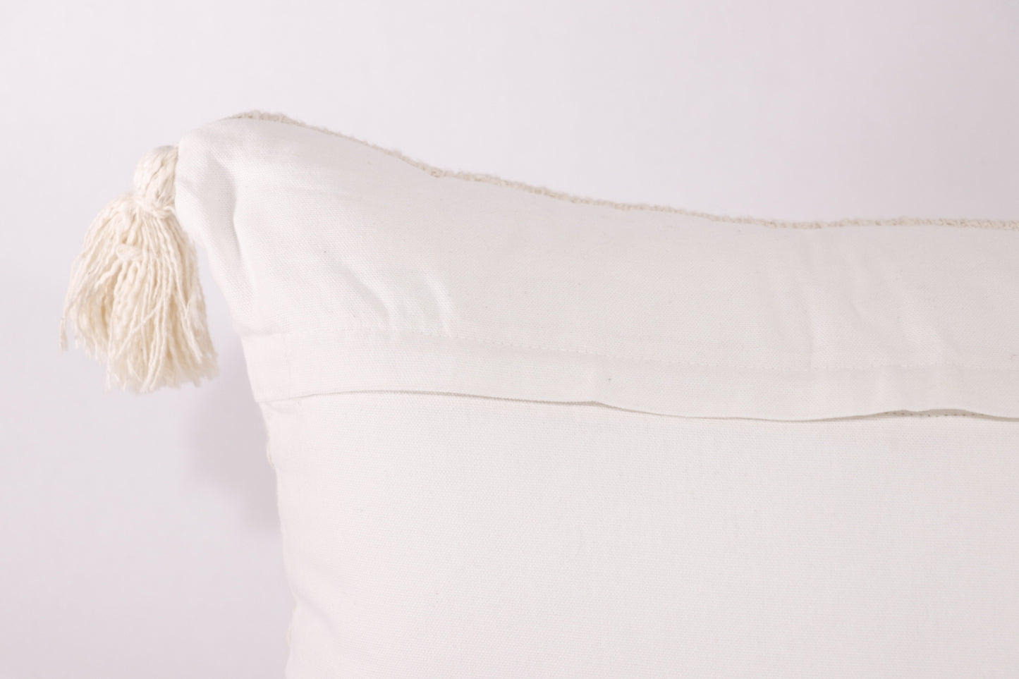 Wide Stripe Tasseled 14x26 Lumbar Pillow