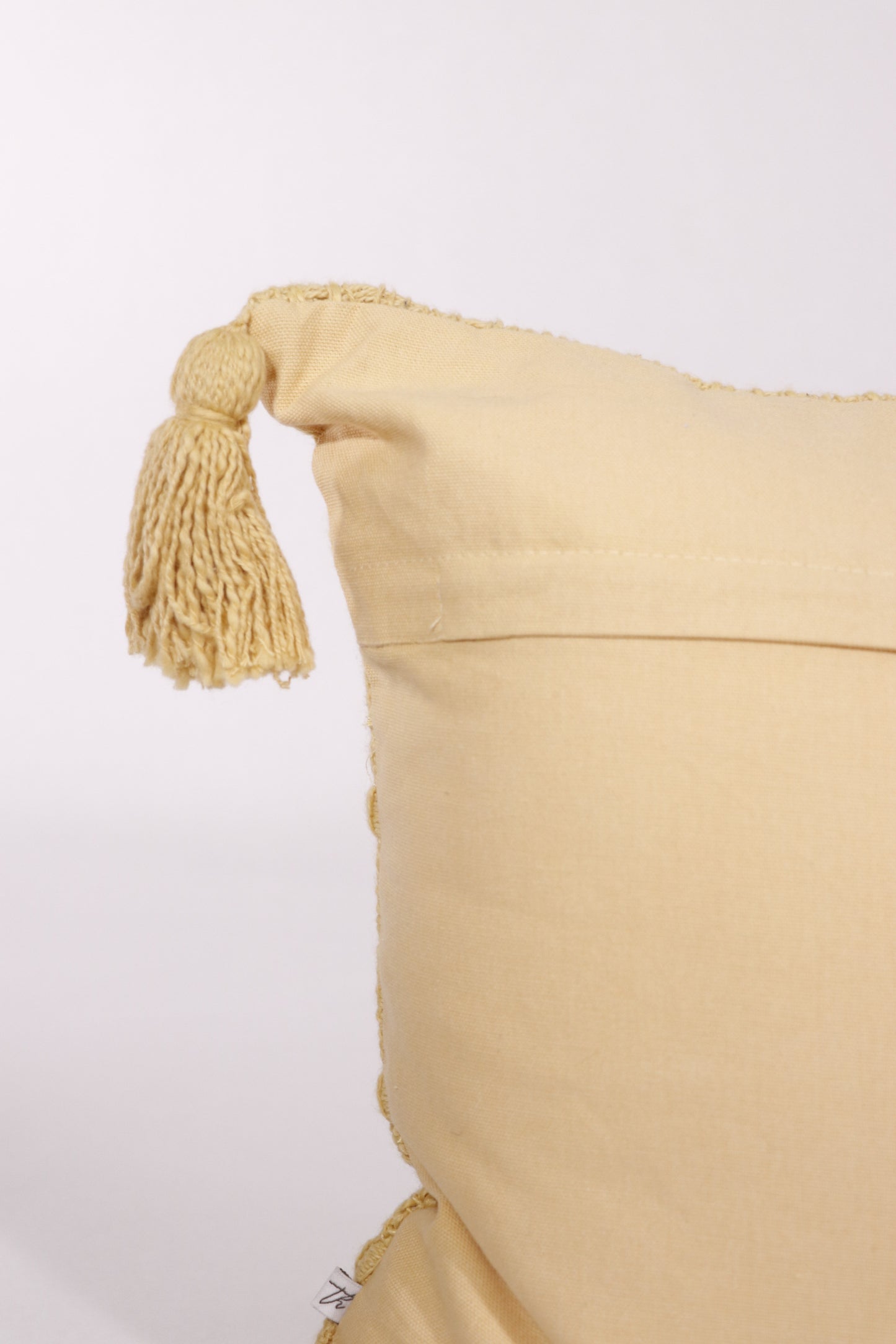 Wide Stripe Tasseled 14x26 Lumbar Pillow