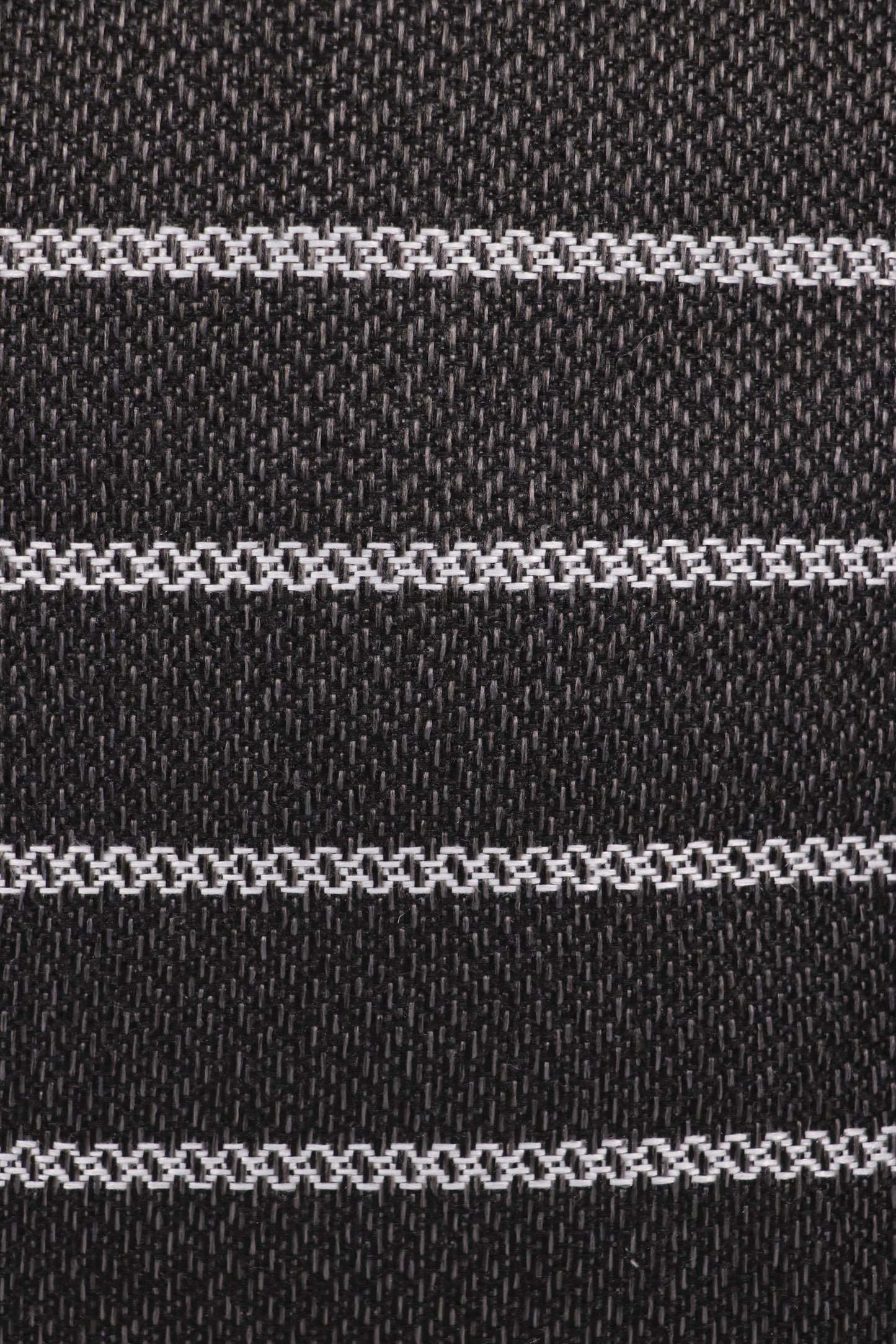 Black With White Stripe 20x20 Pillow Cover