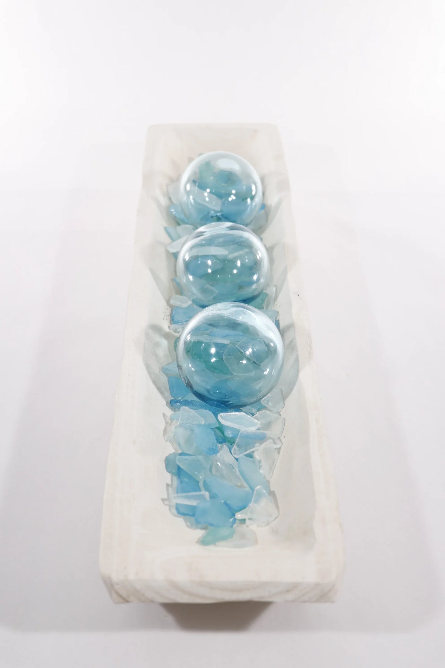 Paulownia Long White Wood Bowl - Twelve 28 Market