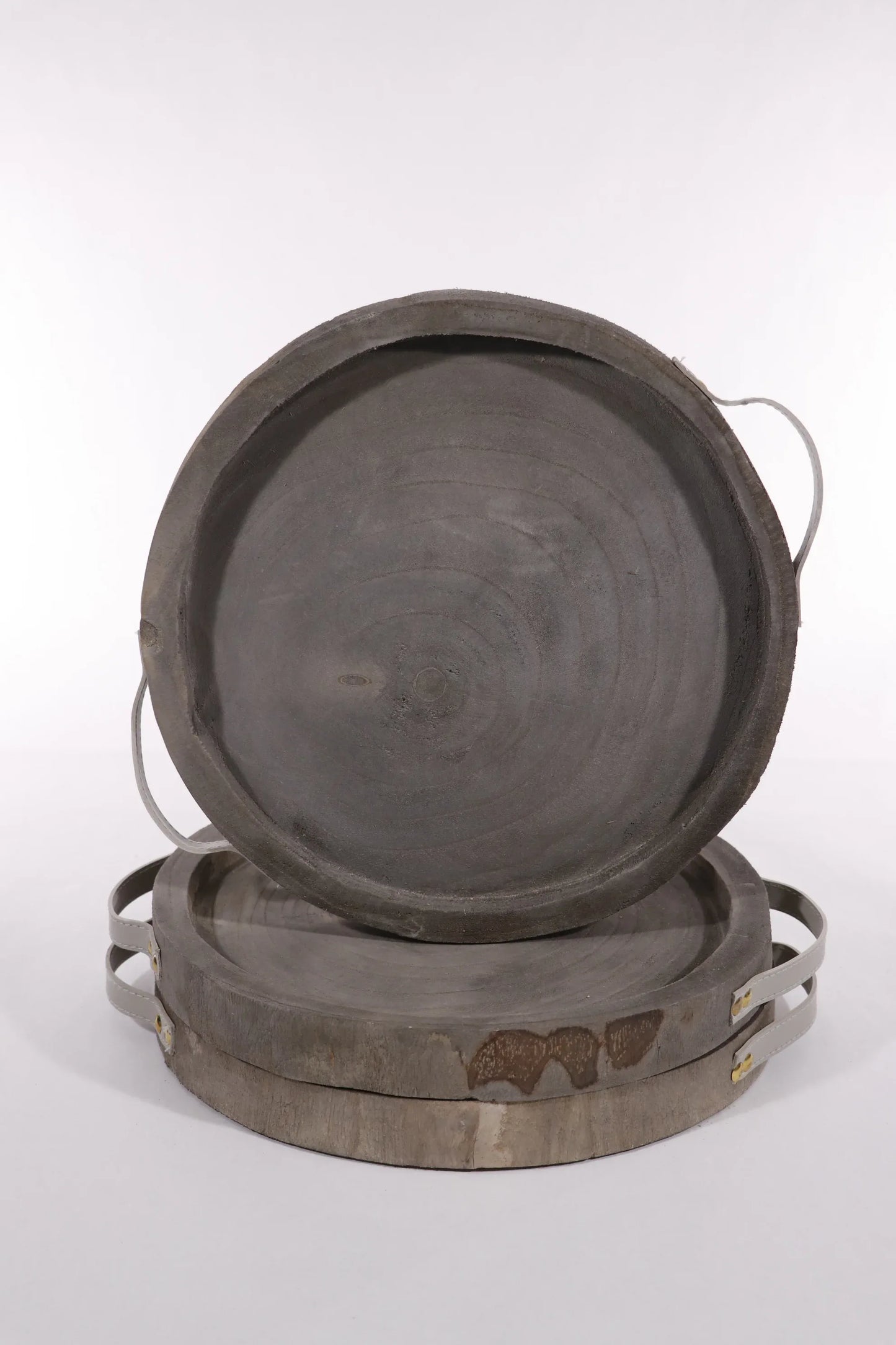 Paulownia Grey Wood Tray - Twelve 28 Market