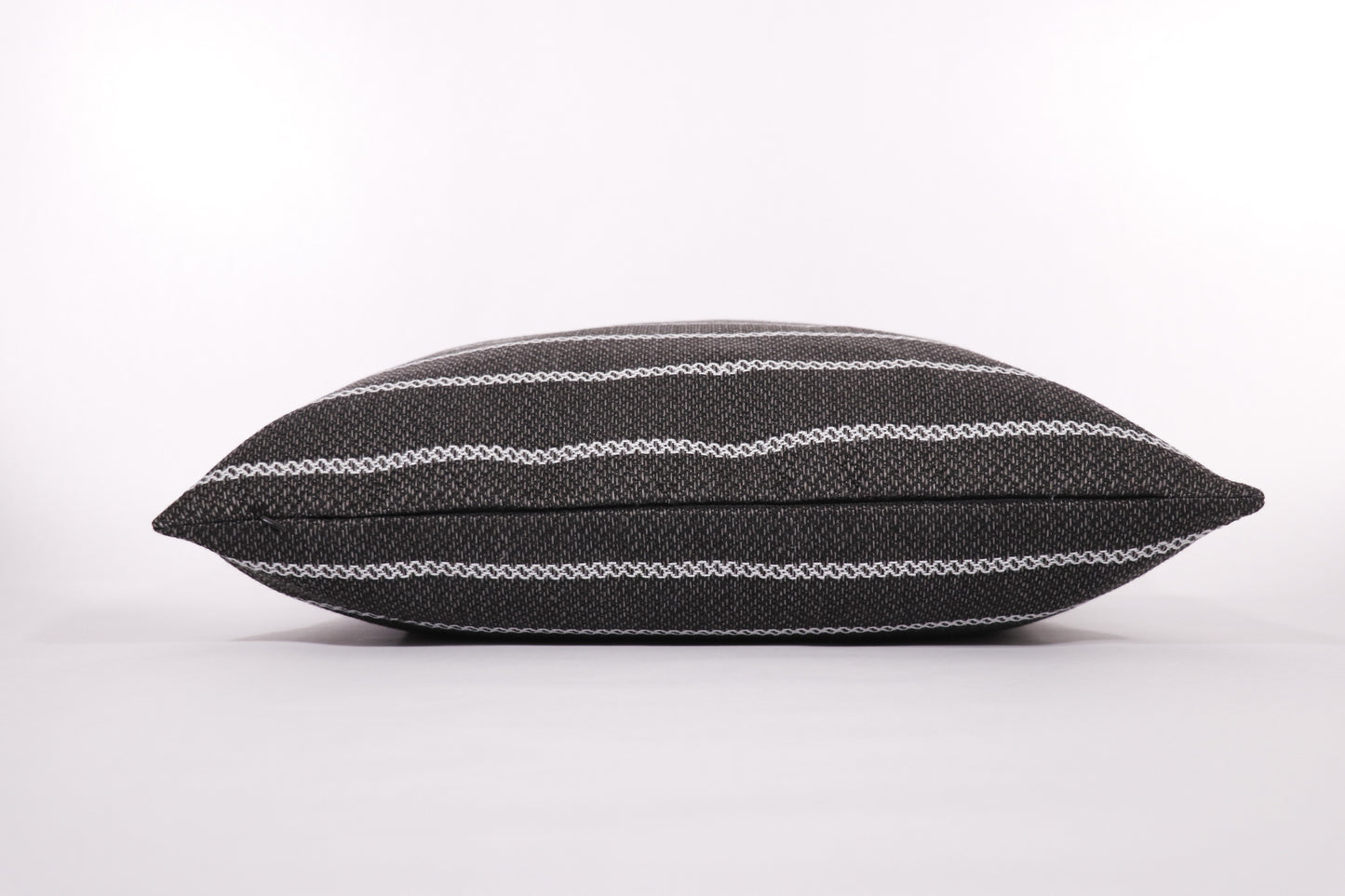 Black With White Stripe 20x20 Pillow Cover
