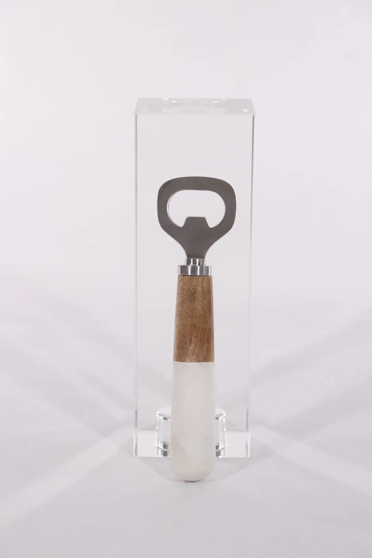 Wood and Marble Bottle Opener - Twelve 28 Market