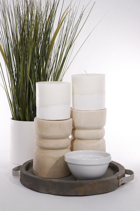 Paulownia Grey Wood Tray