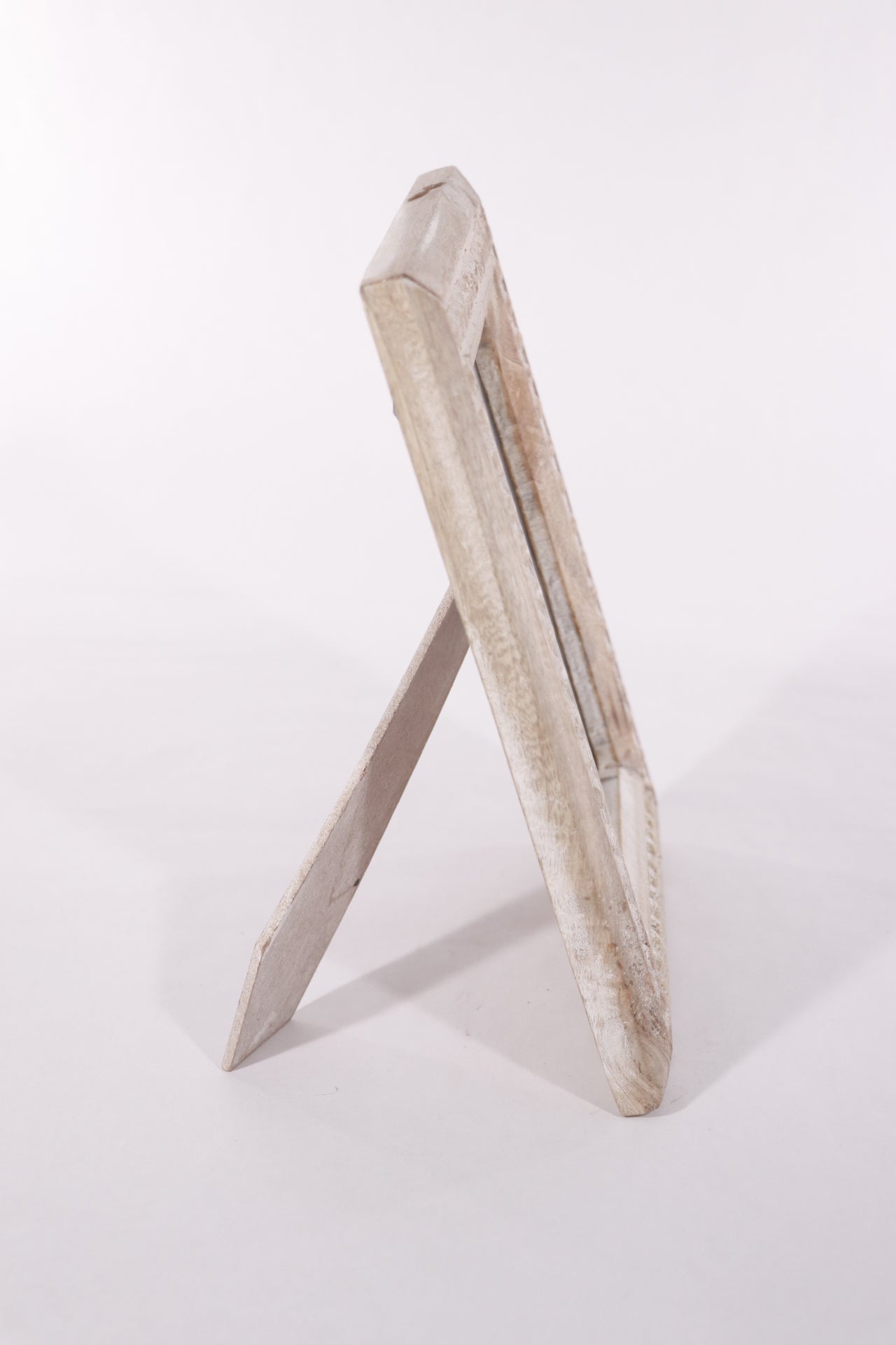 White Washed Beaded Frame 5x7