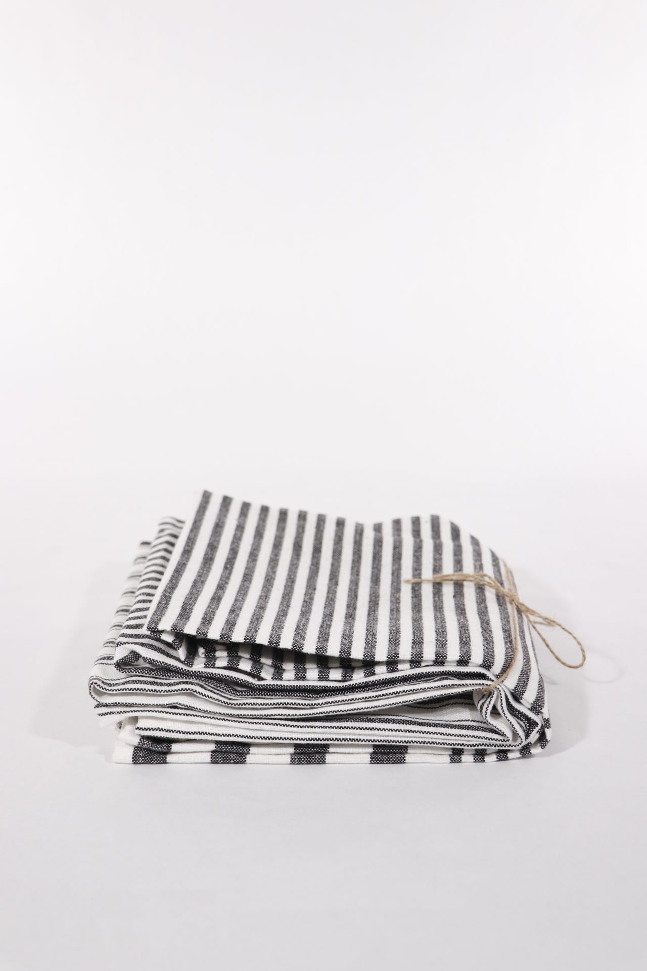 Grey Striped Kitchen Towels Set of 3
