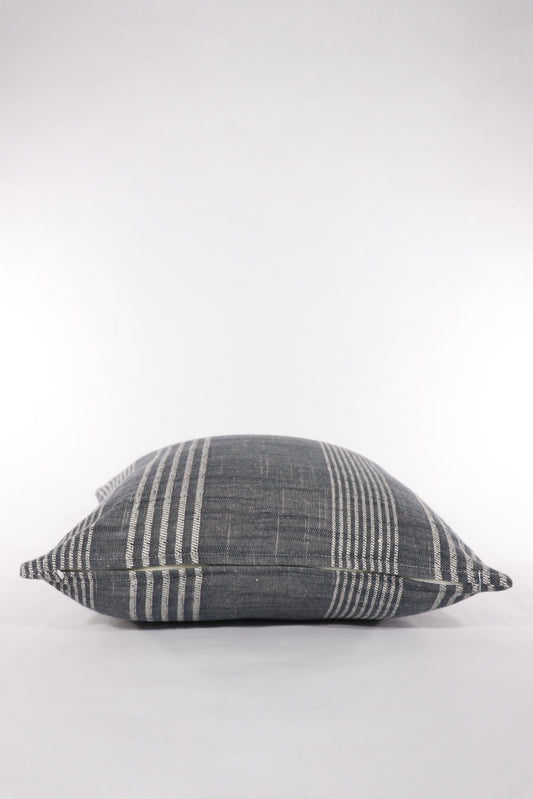 Grey and White Stripe Pillow Cover 16 X 16