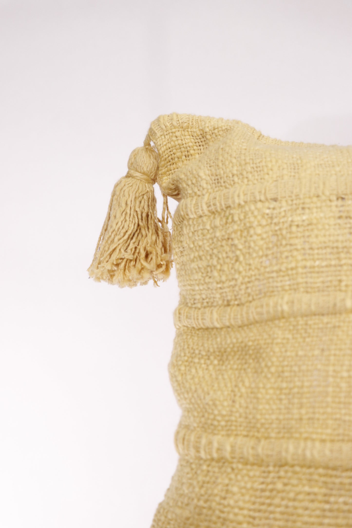 Wide Stripe Tasseled 14x26 Lumbar Pillow