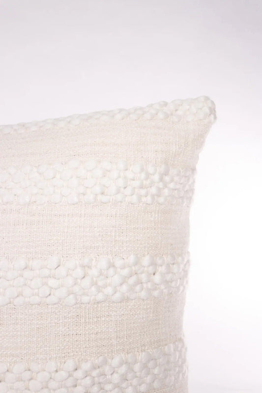 Natural Stripe Pillow - Twelve 28 Market