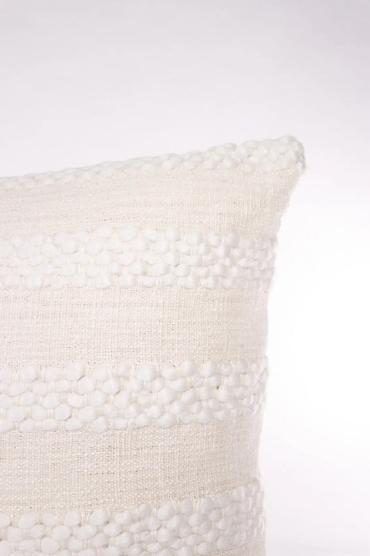 Natural Stripe Pillow - Twelve 28 Market