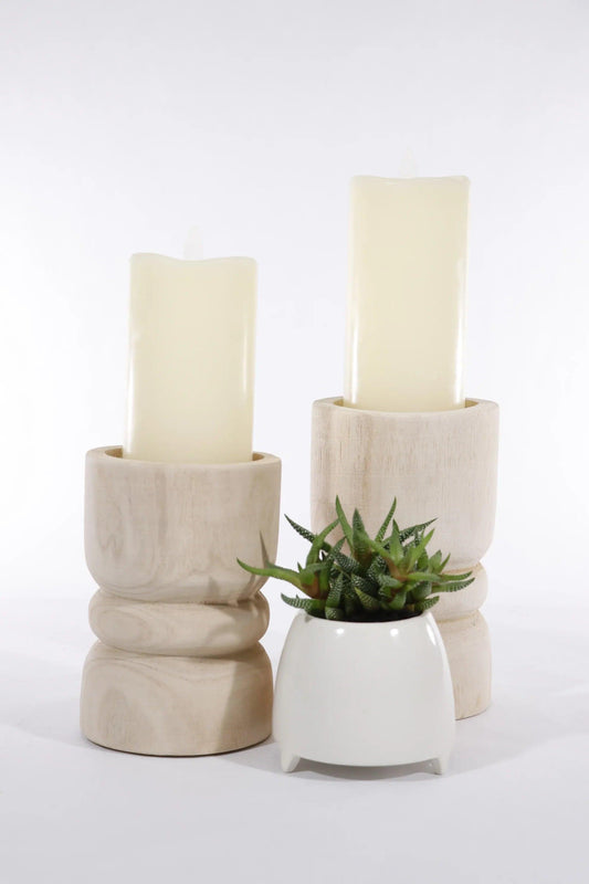 Paulownia Large Wood Pillar - Twelve 28 Market