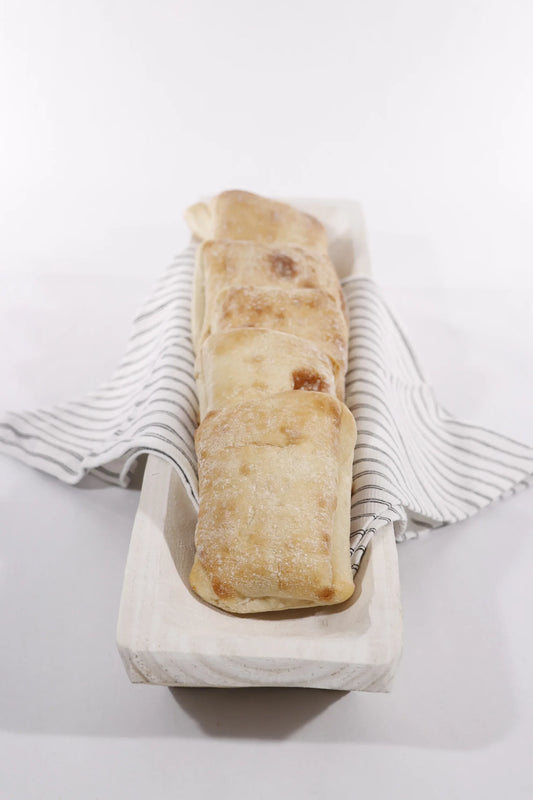 Paulownia Long White Wood Bowl - Twelve 28 Market