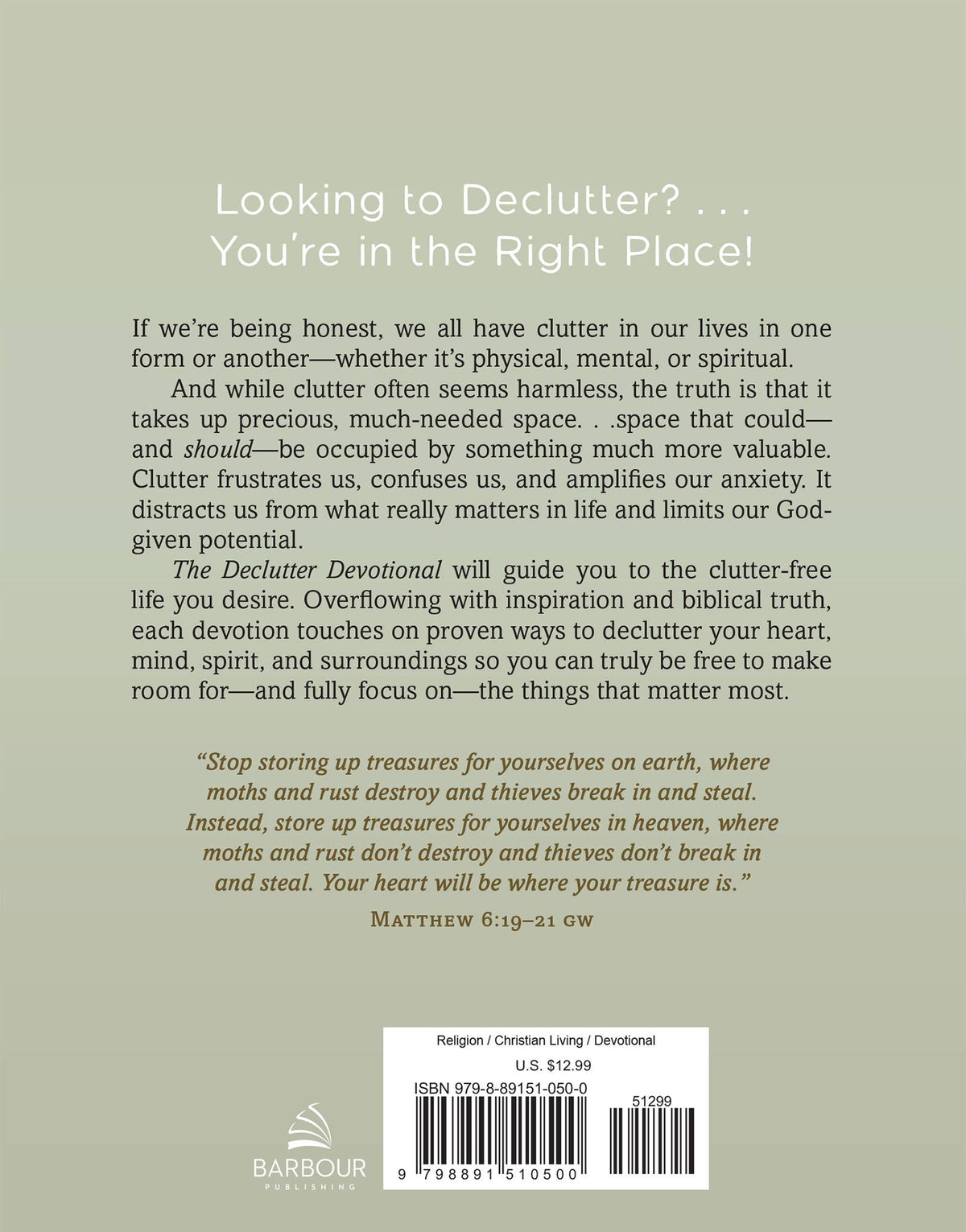 The Declutter Devotional