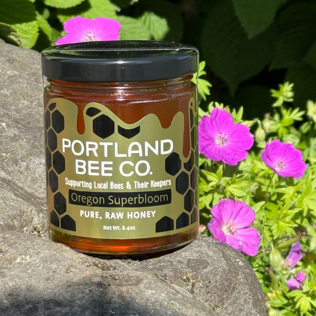 Superbloom Raw Honey – Pure, Unfiltered 8.4 oz Jar